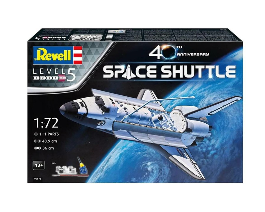 Plastic * | Revell Germany 1/72 Space Shuttle 40Th Ann W/Paint+Glue Top Sellers