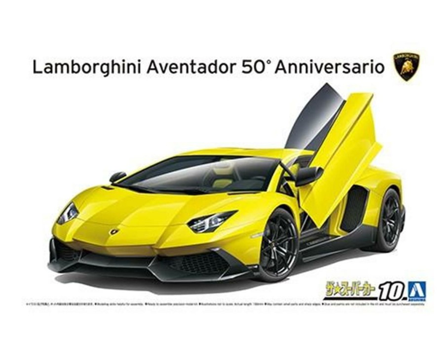 Plastic * | Aoshima 1/24 2013 Lamborghini Aventador 50Th Outlet Sale