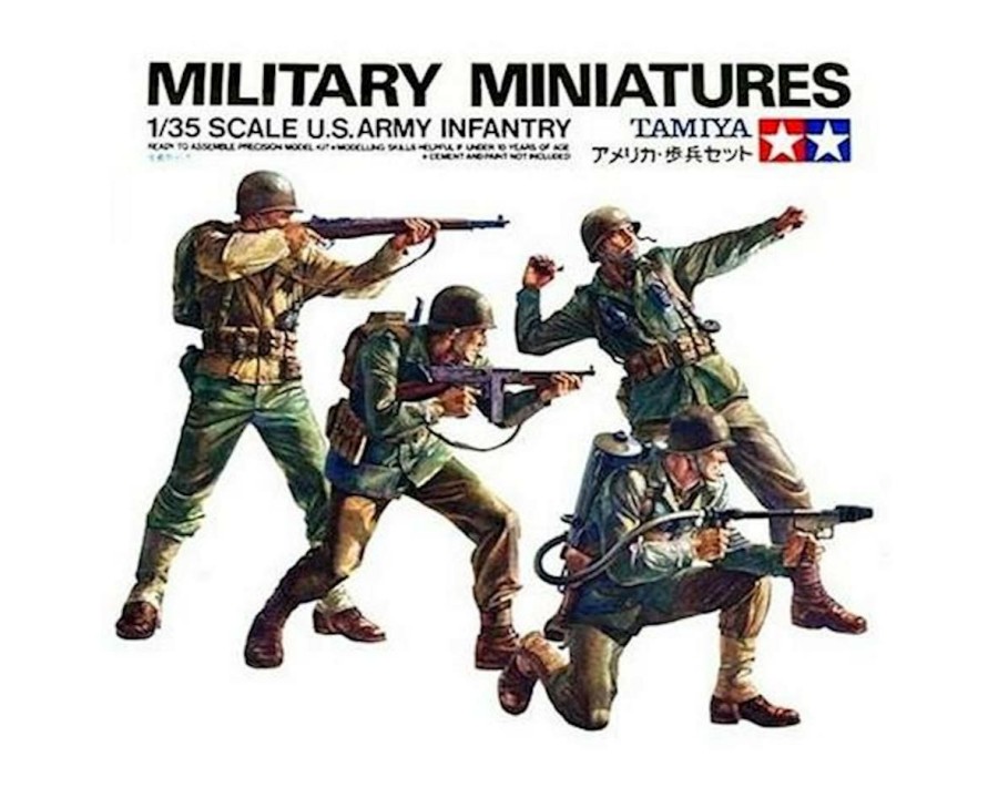 Plastic * | Tamiya 1/35 Us Army Infantry Figure Set (4) Discounts