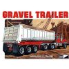 Plastic * | Round 2 Mpc 1/25 3 Axle Gravel Trailer Model Kit Outlet Sale