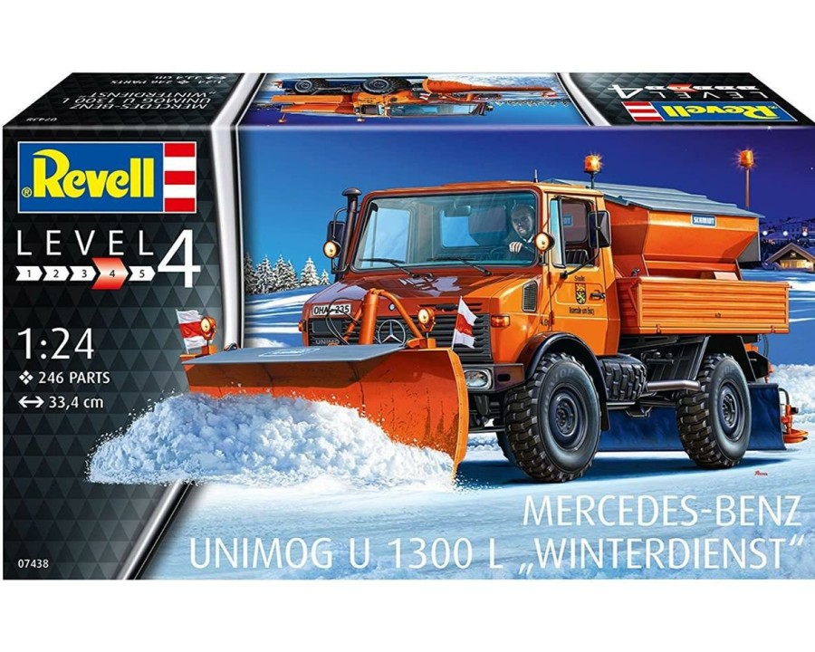 Plastic * | Revell Germany 1/24 Unimog U1300L Winter Service Latest