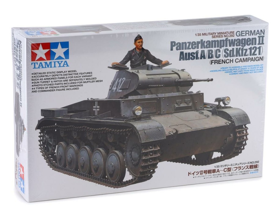 Plastic * | Tamiya Panzerkampfwagen Ii Ausf.A/B/C 1/35 Model Tank Kit Best-Selling