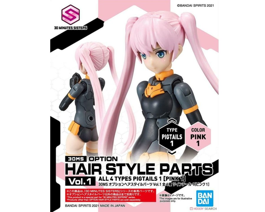 Plastic * | Bandai Spirits Option Hair Style Parts 4 Type Vol 1, (Box/4), "30 Minute Promotions