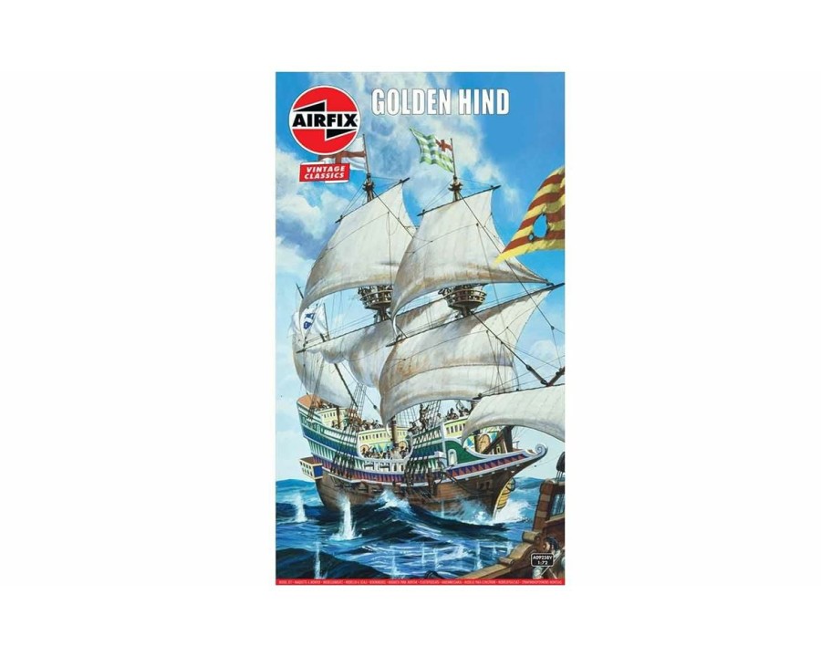 Plastic * | Airfix 1/72 Golden Hind Sailing Ship Outlet Sale