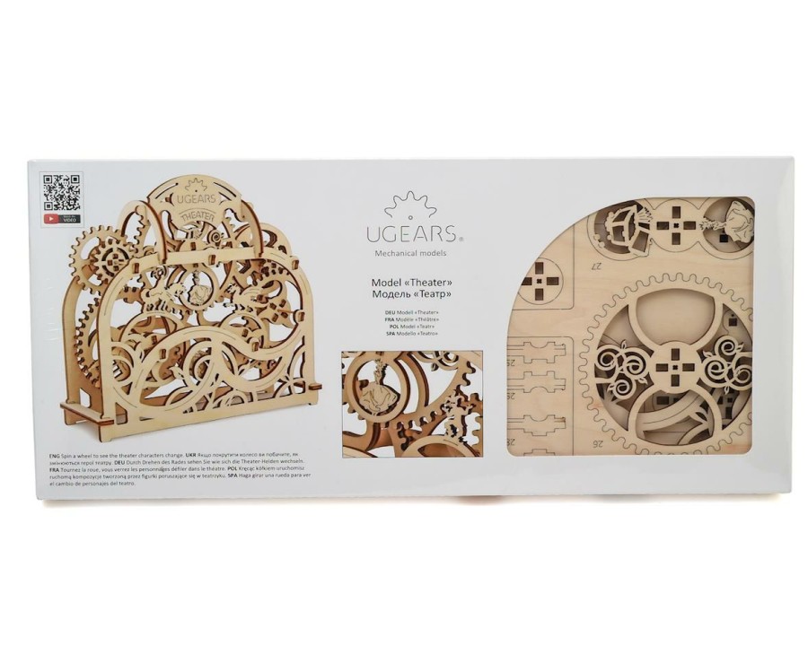 Wood * | Ugears Mechanical Wooden Theater 3D Model Sales