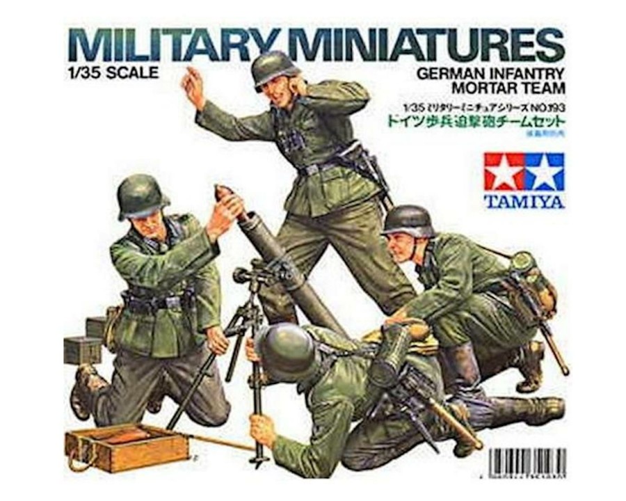 Plastic * | Tamiya 1/35 German Infantry Mortar Team Model Top Sellers