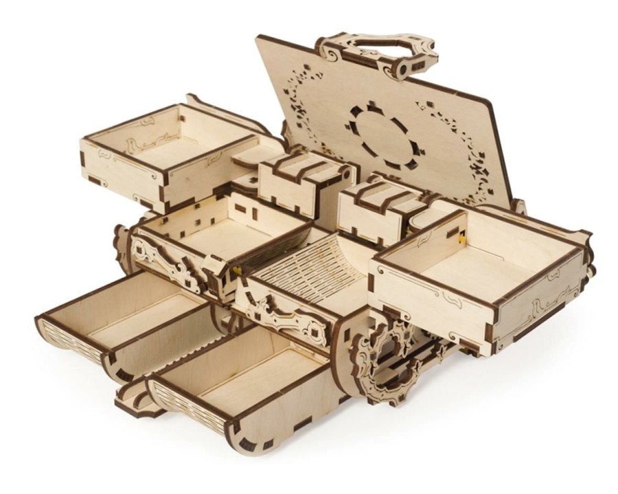 Wood * | Ugears Antique Box Wooden 3D Model Discounts