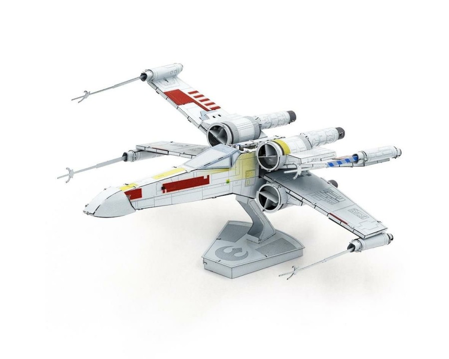 Metal 3D Models * | Fascinations Metal Earth Iconx Star Wars X-Wing Starfighter Color 3D Model Kit Clearance Sale