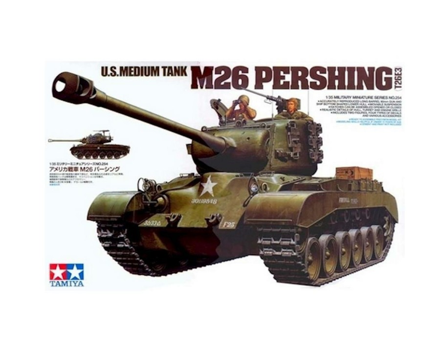 Plastic * | Tamiya 1/35 Us Med Tank M26 Pershing Model Kit Best-Selling