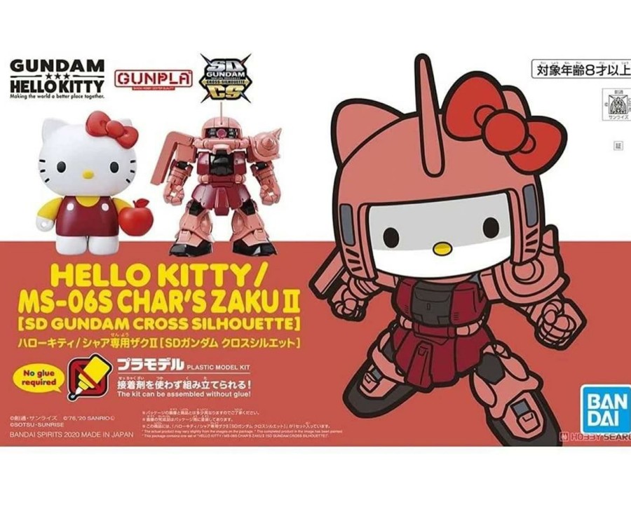 Plastic * | Bandai Spirits Hello Kitty/Ms-06S Chars Zaku Ii Sd Offering Discounts