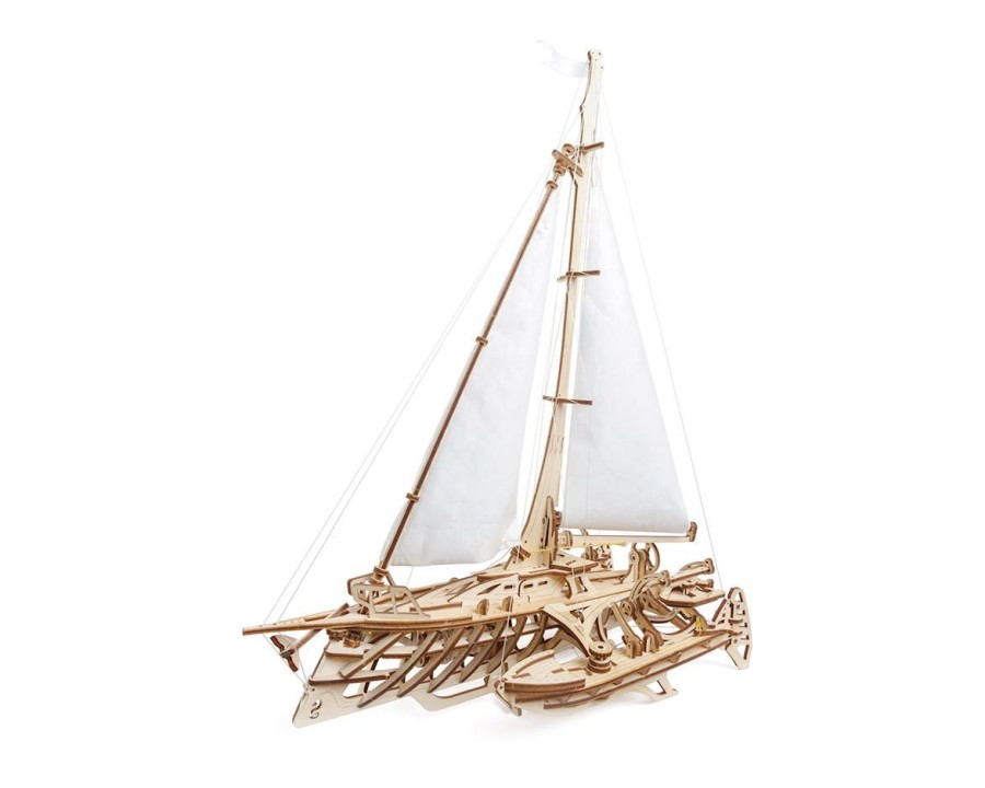 Wood * | Ugears Trimaran Merihobus Wooden 3D Model New