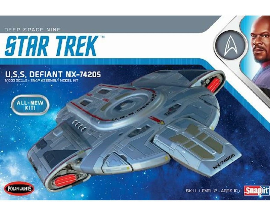 Plastic * | Round 2 Polar Lights Star Trek Uss Defiant Promotions