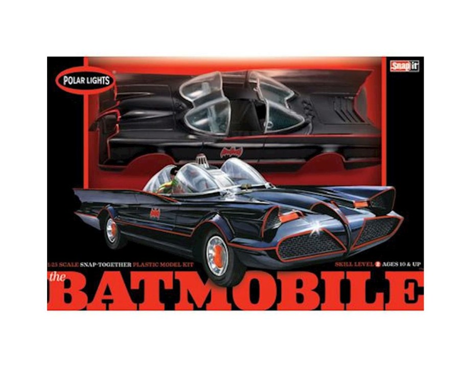 Plastic * | Round 2 Polar Lights 1/25 1966 Tv Batmobile, Snap Outlet Sale