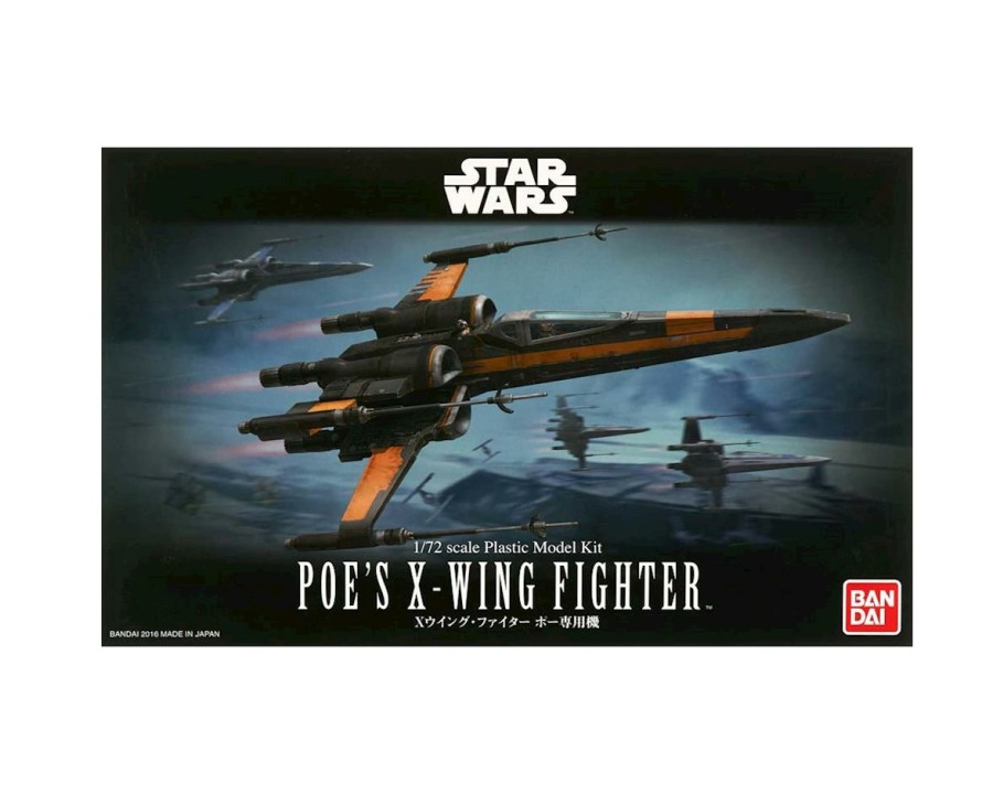 Plastic * | Bandai Star Wars Force Awakens 1/72 Poe'S X-Wing Fighter Sales