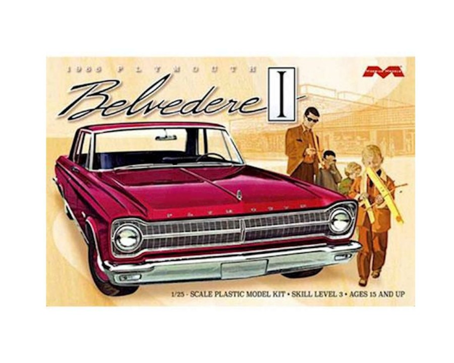 Plastic * | Moebius Model 1965 Plymouth Belvedere 1/25 Model Kit Best-Selling