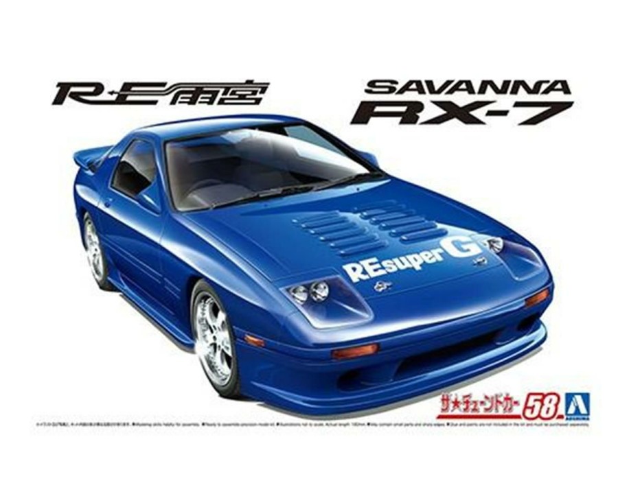 Plastic * | Aoshima 1/24 1989 Mazda Rx7 Savanna Resuper G Discount Store