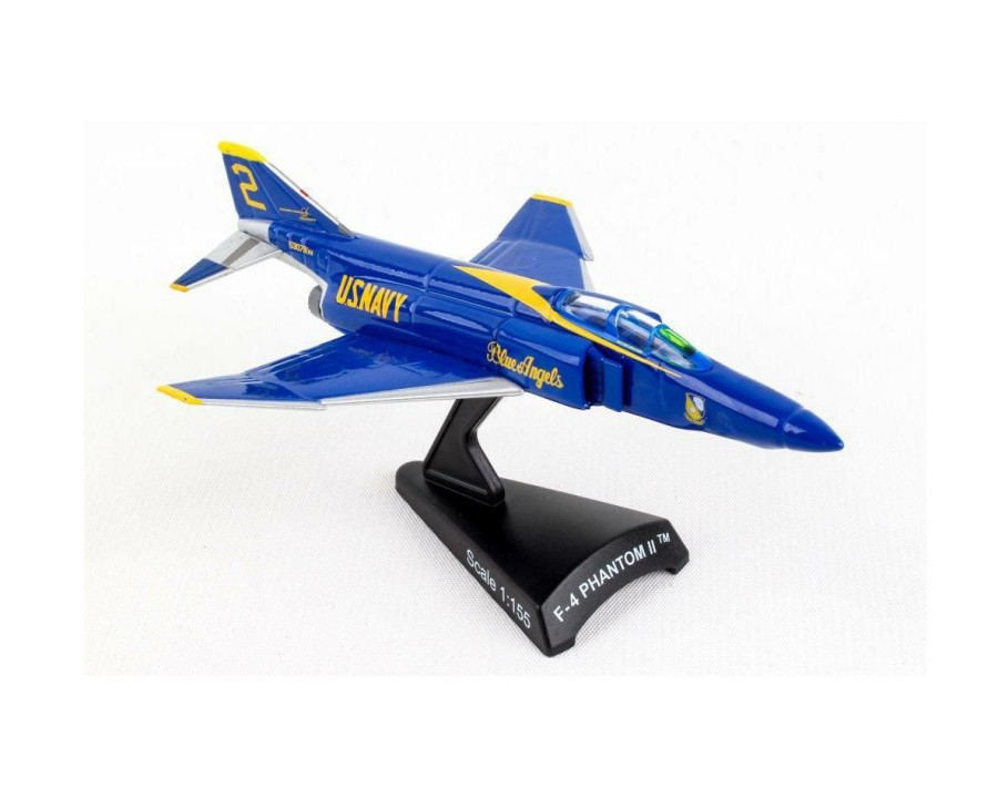 Diecast * | Daron Worldwide Trading Postage Stamp F4 Phantom Ii 1/155 Blue A Clearance