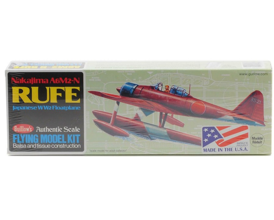 Rubber Powered * | Guillow Nakajima A6M2-N Rufe Float Plane Flying Model Kit Less Expensive