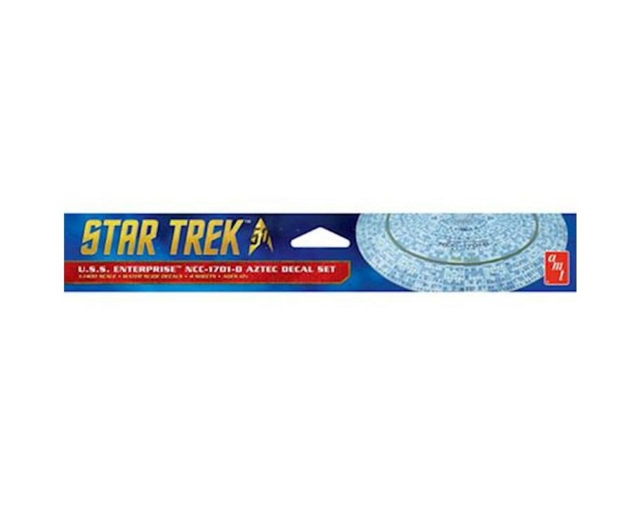 Plastic * | Round 2 Polar Lights Star Trek U.S.S. Enterprise 1701-D Aztec Decals Sales