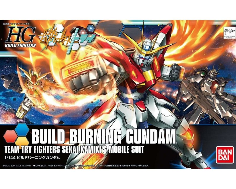 Plastic * | Bandai Spirits #18 Build Burning Gundam Hgbf Outlet Sale